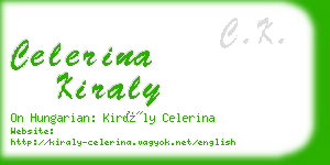 celerina kiraly business card